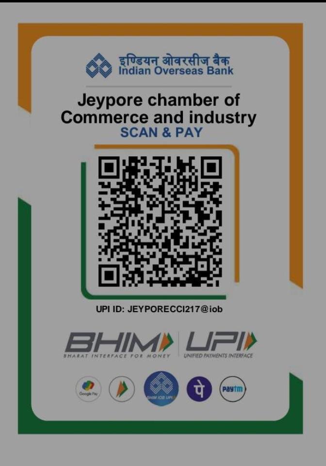 JCCI IOB UPI QR
